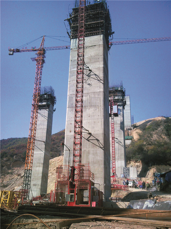 公司承建山西臨吉八標項目建設(shè)現(xiàn)場